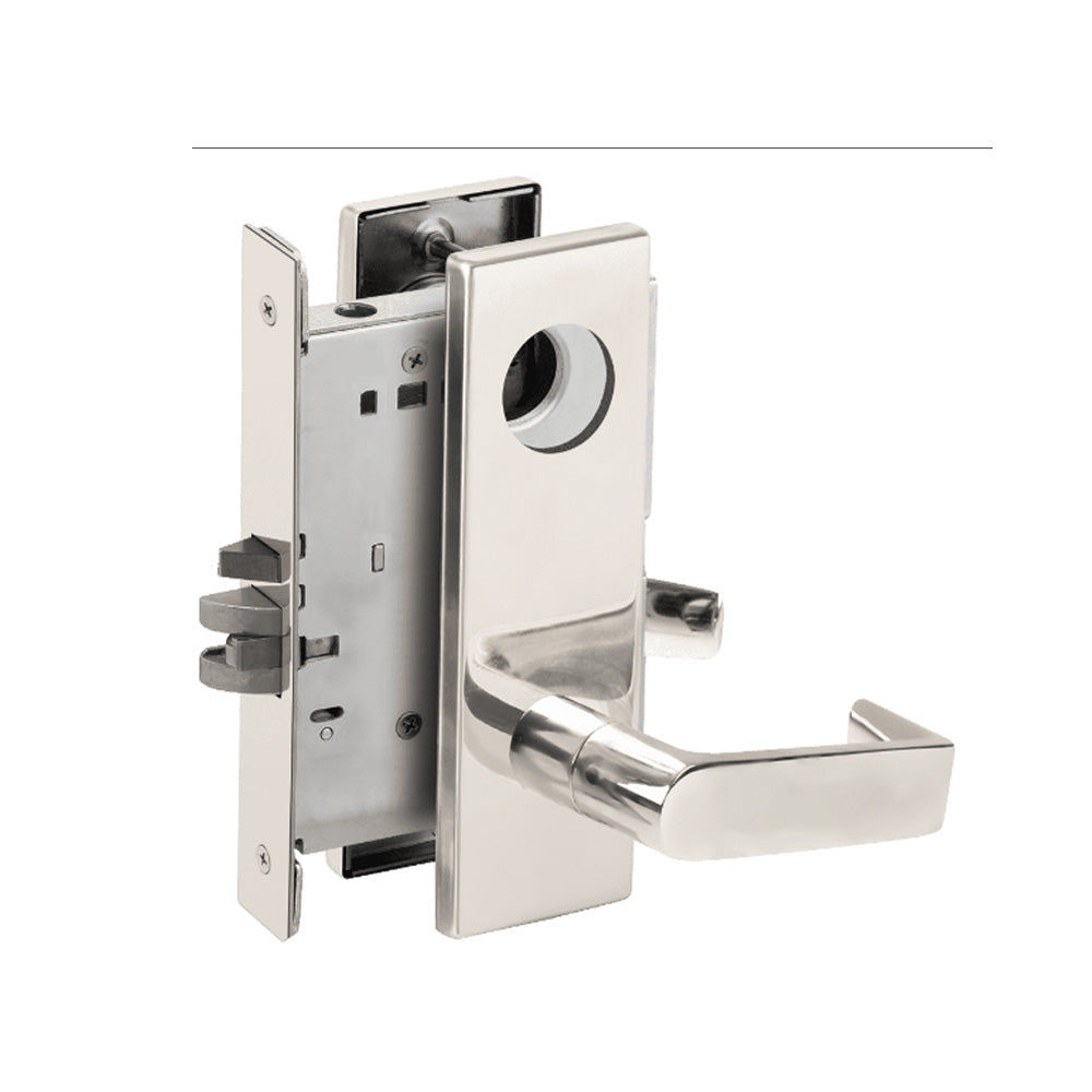 Schlage - L9080 - Storeroom Mortise Lock with Less Conventional Cylinder and 06 Lever - Grade 1