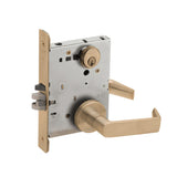 Schlage - L9080 - Storeroom Mortise Lock with Conventional Cylinder 6-pin and 06 Lever - Grade 1