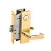 Schlage - L9080 - Storeroom Mortise Lock with Conventional Cylinder 6-pin and 06 Lever - Grade 1