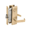 Schlage - L9080 - Storeroom Mortise Lock with Conventional Cylinder 6-pin and 06 Lever - Grade 1