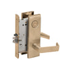 Schlage - L9080 - Storeroom Mortise Lock with Conventional Cylinder 6-pin and 06 Lever - Grade 1