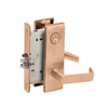 Schlage - L9080 - Storeroom Mortise Lock with Conventional Cylinder 6-pin and 06 Lever - Grade 1