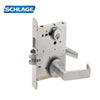 Schlage - L9453P - Entrance Mortise Lock with Deadbolt - 06A Design - C Keyway - Grade 1 - 626 (Satin Chrome Finish)