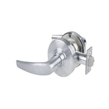 Schlage - ND10S - Passage Latch with 2-3/4 Backset and 4-7/8 ANSI Strike - Athens Lever - Grade 1 - 626 (Satin Chrome Finish)