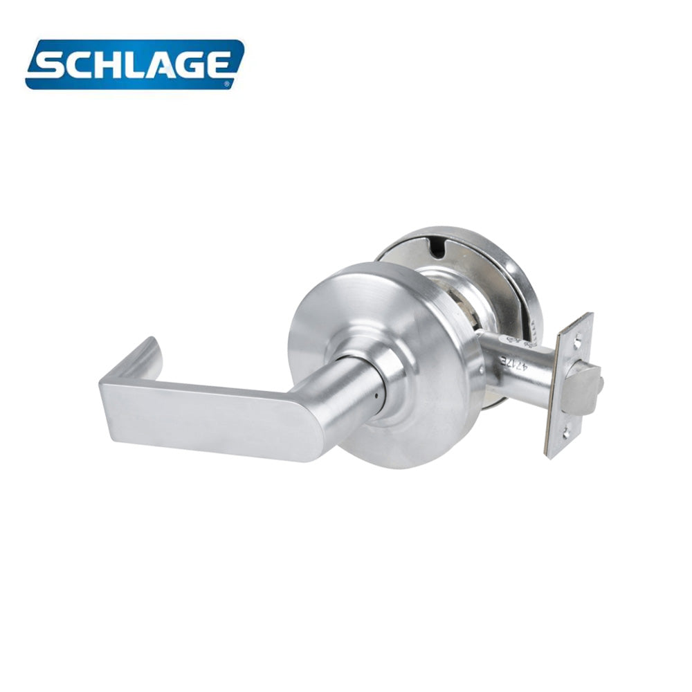 Schlage - ND25D - Exit Lock with Rhodes Lever and Non-Keyed - Satin Chrome