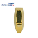 Simplex - 7102 - Mechanical Pushbutton Combination Deadbolt - 2-3/4 Inch Backset - Optional Color