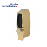 Simplex - 7104 - Mechanical Pushbutton Combination Deadlatch - Adjustable 2-3/8 Inch to 2-3/4 Inch Backset - Optional Color