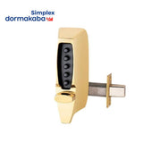 Simplex - 7108 - Mechanical Pushbutton Combination Deadbolt - 2-3/8 Inch Backset - Optional Color