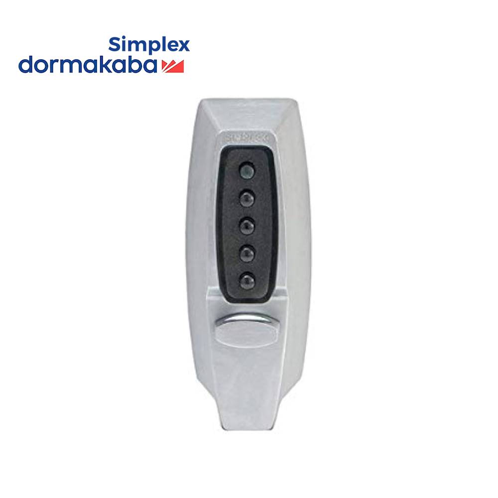 Simplex - 7108 - Mechanical Pushbutton Combination Deadbolt - 2-3/8 Inch Backset - Optional Color