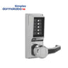 Simplex - LL1011 - Mechanical Pushbutton Cylindrical Lever Lock with Combination Entry Function Only - 2-3/4 Inch Backset - Optional Handed - Optional Color