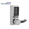 Simplex - LL1031 - Mechanical Pushbutton Cylindrical Lever Lock with Combination Entry - 2-3/4 Inch Backset - Optional Handed - Optional Color