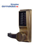 Simplex - LL1031 - Mechanical Pushbutton Cylindrical Lever Lock with Combination Entry - 2-3/4 Inch Backset - Optional Handed - Optional Color