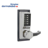 Simplex - LLP1010 - Mechanical Pushbutton Exit Device Lever Trim with Combination Entry Only - Optional Handed - Optional Color