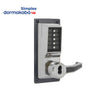 Simplex - LLP1020 - Mechanical Pushbutton Exit Trim Lever Lock with Combination and Key Override - Optional Handed - Optional Keyway - Optional Color