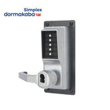 Simplex - LLP1020 - Mechanical Pushbutton Exit Trim Lever Lock with Combination and Key Override - Optional Handed - Optional Keyway - Optional Color