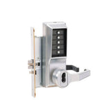 Simplex - R8146B - Mechanical Pushbutton Mortise Combination Lever Lock - Passage/Lockout - 6/7-Pin SFIC Prep - 2Â¾ Backset - 26D (Satin Chrome)