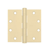 Stanley Security - FBB179 - Full Mortise Ball Bearing Architectural Hinge - 5 Knuckle Square Corner - Standard Weight