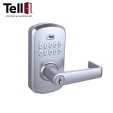 TELL Commercial Electronic Keypad Lock with LE2000 Cortland Lever - Grade 2