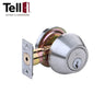 TELL DB2041 Series Standard Duty Tubular Deadbolt - Double Cylinder - Grade 2 - Optional Finish