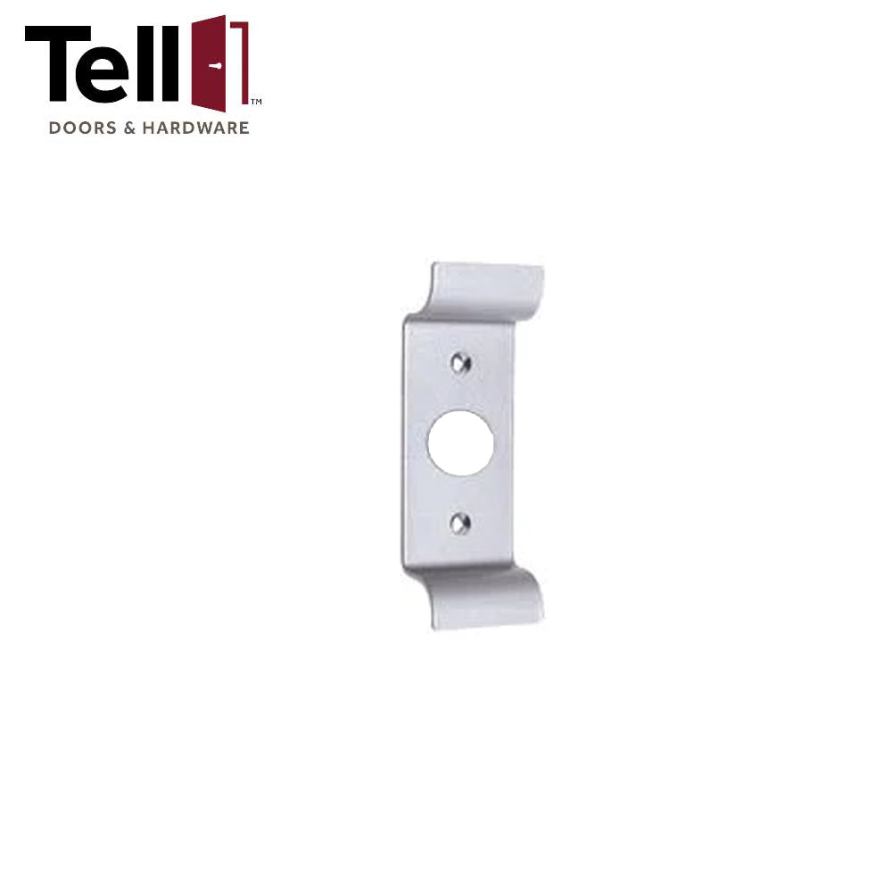 TELL 8P03 Exterior Pull Panic Trim - Cylinder Cut Out - Aluminium (US28)