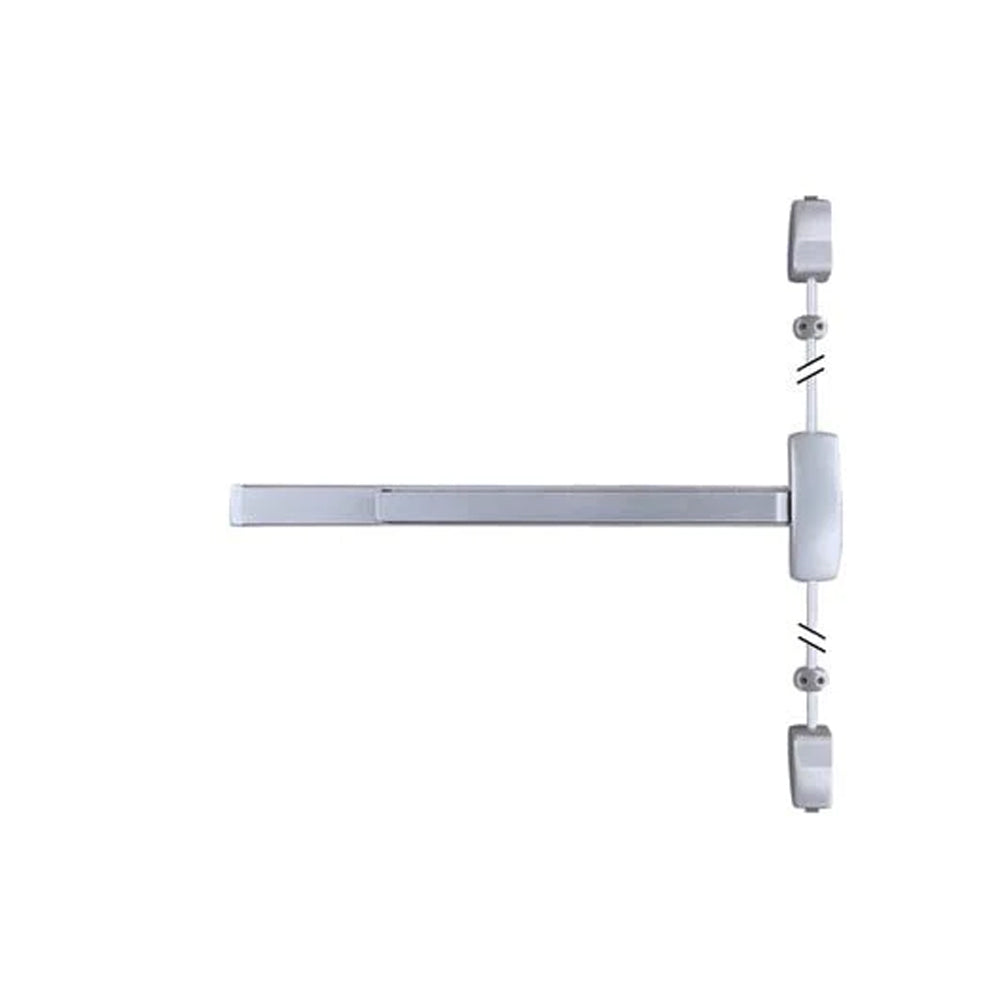 TELL 7400 Series Vertical Rod Exit Device - Heavy Duty Fire Rated - 36 - Grade 1 - Satin Stainless Steel (US32D)