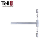 TELL 7400 Series Vertical Rod Exit Device - Heavy Duty Fire Rated - 36 - Grade 1 - Satin Stainless Steel (US32D)