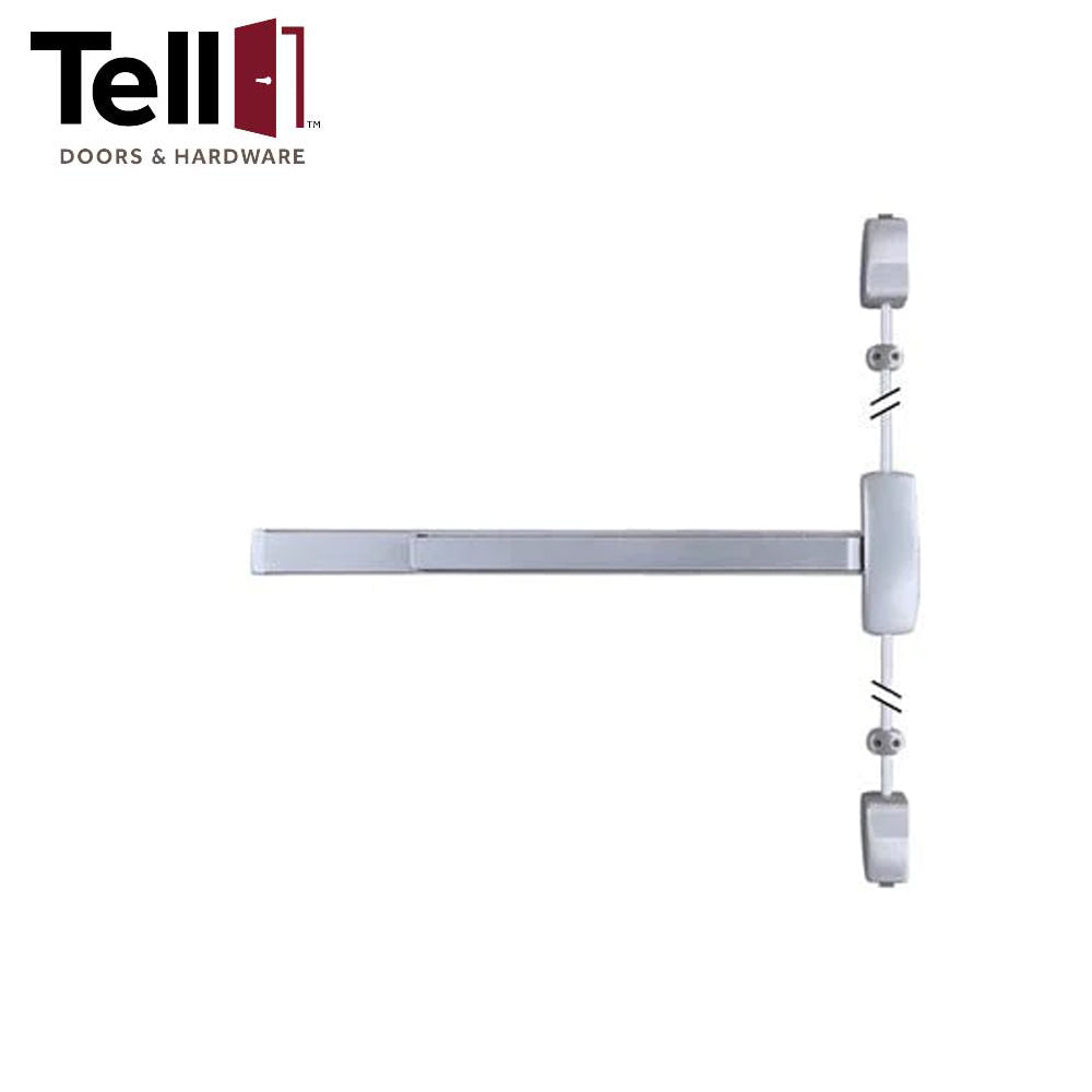 TELL 7400 Series Vertical Rod Exit Device - Heavy Duty Fire Rated - 48 - Grade 1 - Satin Stainless Steel (US32D)