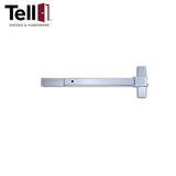 TELL 8300 Series - Heavy Duty Rim Exit Device - 48 Inch- Fire Rated - Grade 1 - Aluminium (US28)