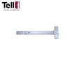 TELL 7300 Series Rim Exit Device - Surface Mounted - 48 - Grade 1 - Satin Stainless Steel (US32D)