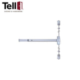 TELL 8400 Series - Surface Vertical Rod Exit Device - 48 Inch - Fire Rated - Grade 1 - Aluminium (US28)