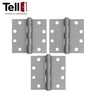 TELL Plain Bearing Hinge - 4-1/2 Inch X 4-1/2 Inch - Optional Pin - Optional Finish