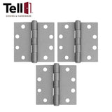 TELL Ball Bearing Hinge - 4-1/2 Inch X 4-1/2 Inch - Optional Pin - Optional Finish