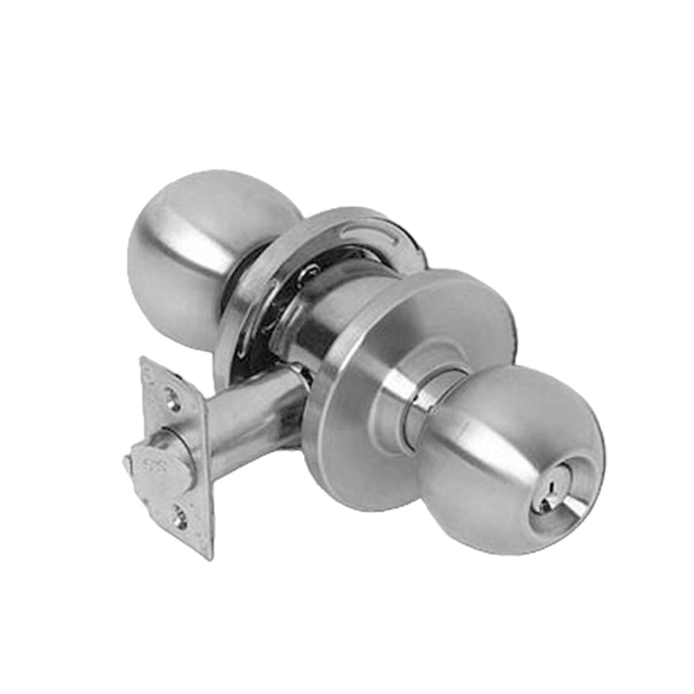 TELL KC2300 Series Heavy Duty Cylindrical Knob - 2-3/4 Inch Backset - Grade 2 - Optional Function - Optional Finish