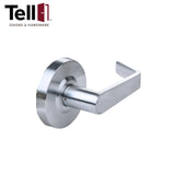 TELL LC2401 Cortland Lever (CTL) Heavy Duty Cylindrical Leverset - 2-3/4 Inch Backset - Grade 2 - Single Dummy - Optional Finish