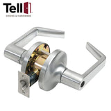 TELL LC2681 Cortland Lever (CTL) Standard Duty Cylindrical Leverset - Optional Finish - IC Core - 2-3/4 Inch Backset - Grade 2 - Entry