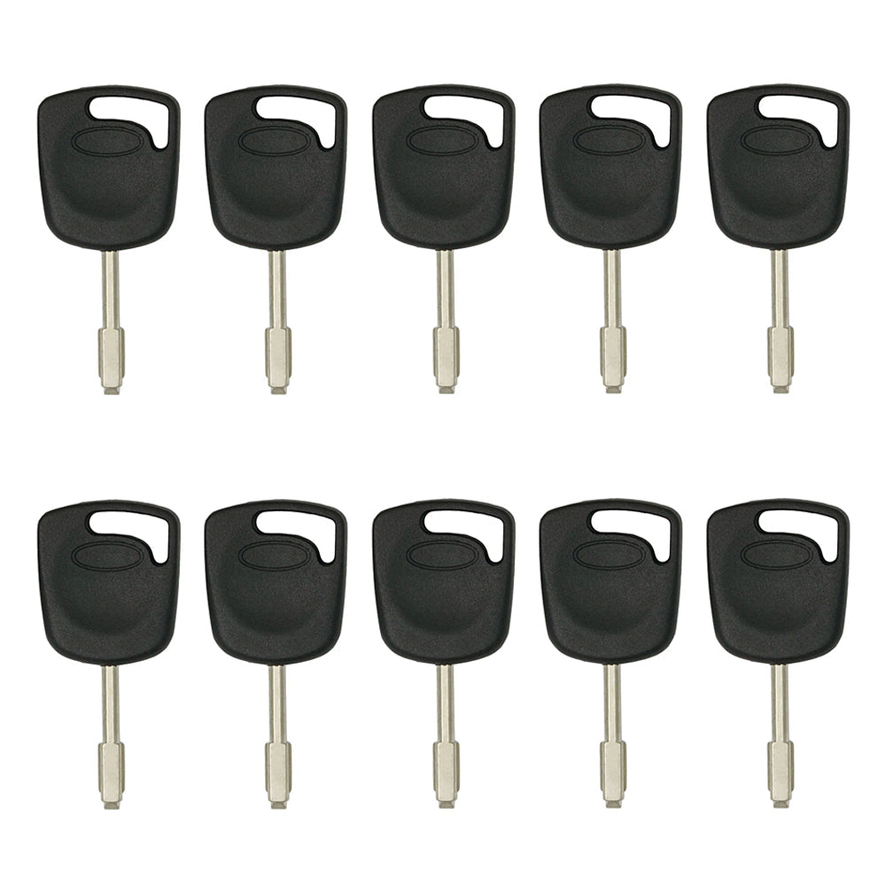 2010 - 2013 Ford Transit Connect Transponder Key - 4D63 Chip - Tibbe 6-Cut (10 Pack)