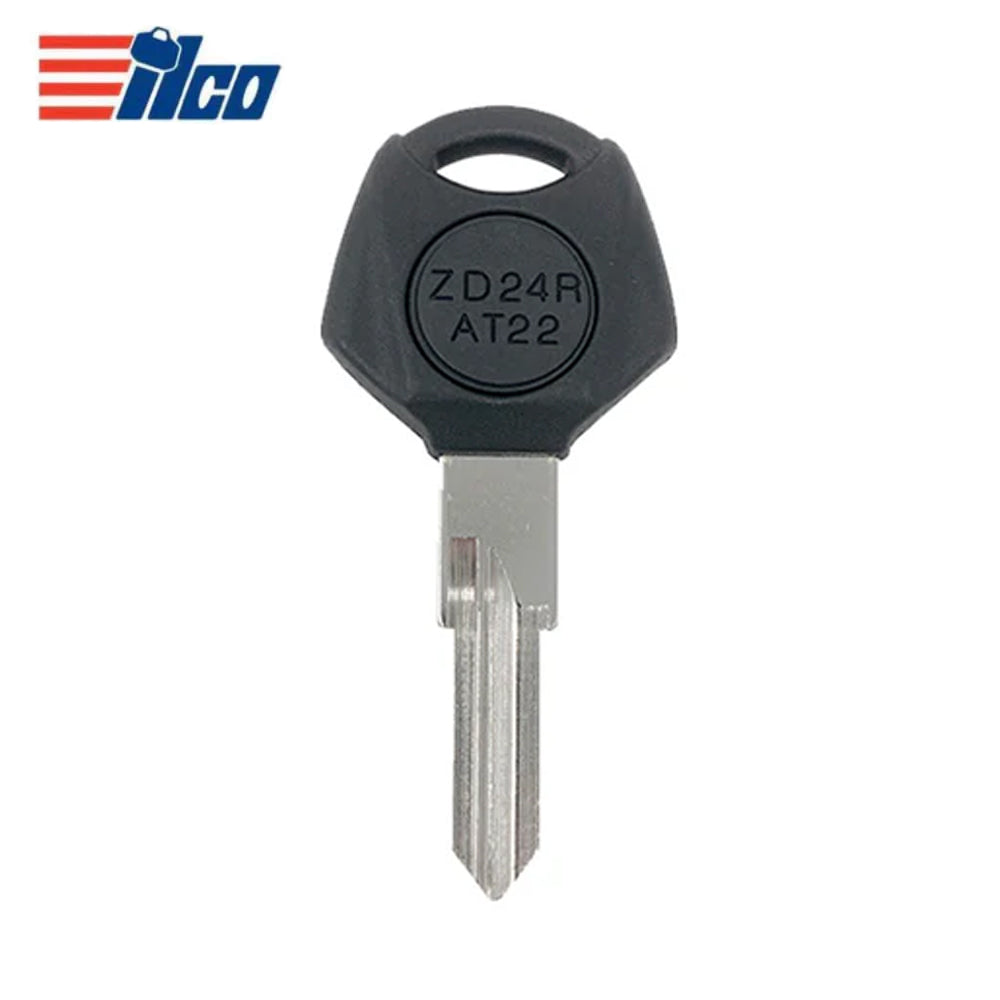 ILCO - 2015-2018 Yamaha Motorcycle Transponder Key - ID48 Chip - ZD24RAT22-SI