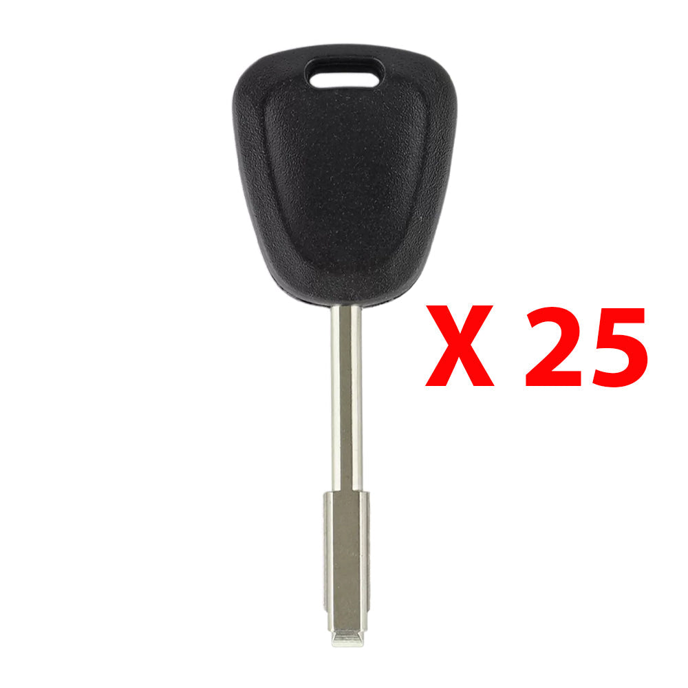 1998 - 1999 Jaguar XJ XK Transponder Key - ID13 Chip - Tibbe 8 Cuts (25 Pack)