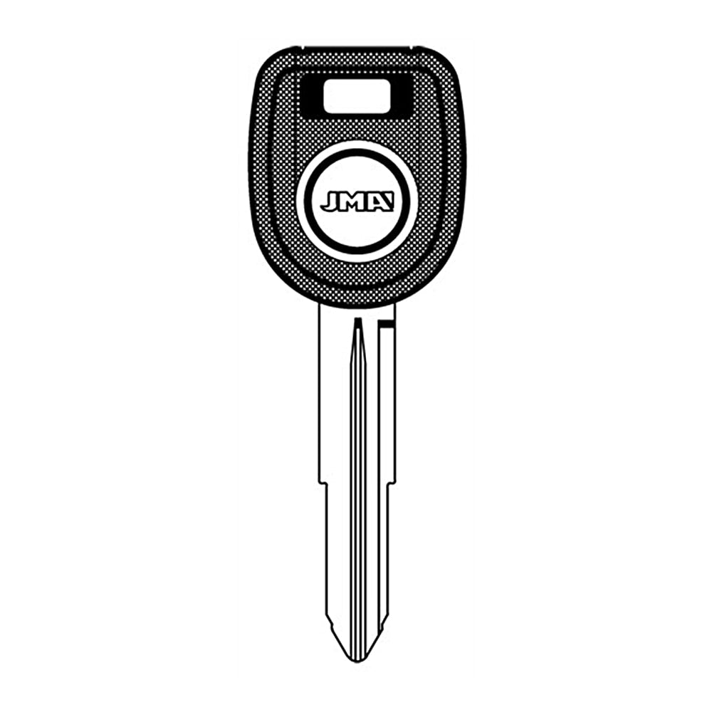 2000 Mitsubishi Transponder Key - 4D60 Chip - MIT1 - MIT8-PT - TP19MIT-12.P2