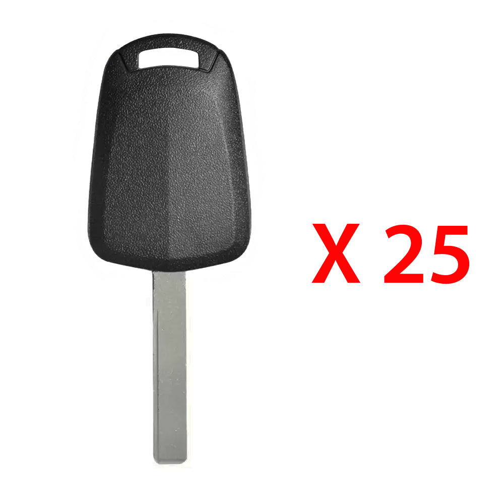 2008 2009, 2011 - 2013  Pontiac Chevrolet Transponder Key -  ID 46 GM CIRCLE + Chip - GM45 (25 Pack)