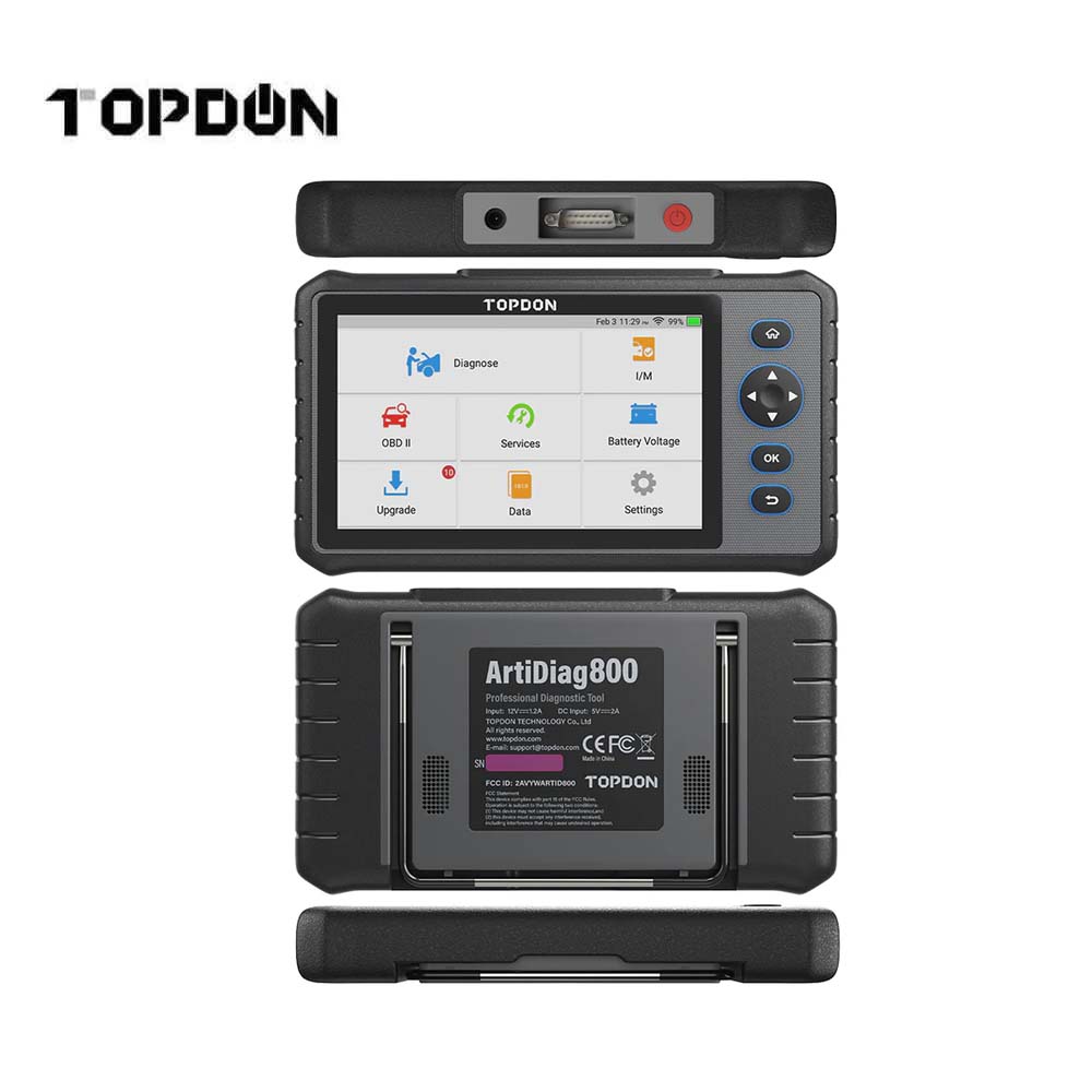 TOPDON ArtiDiag800 7" Scan Tool with 28 Service Functions