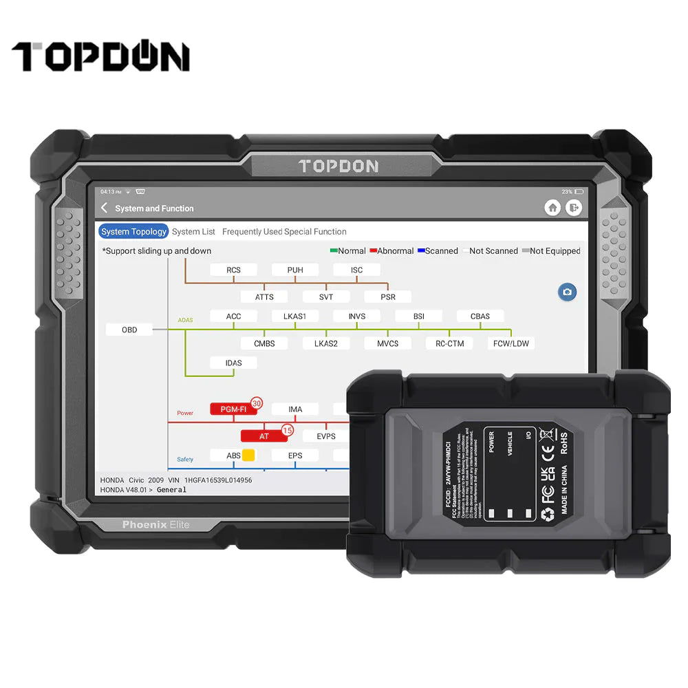 TOPDON Phoenix Elite Diagnostic System with ARTIDIAG 800 BT All System Car Diagnostic Scanner