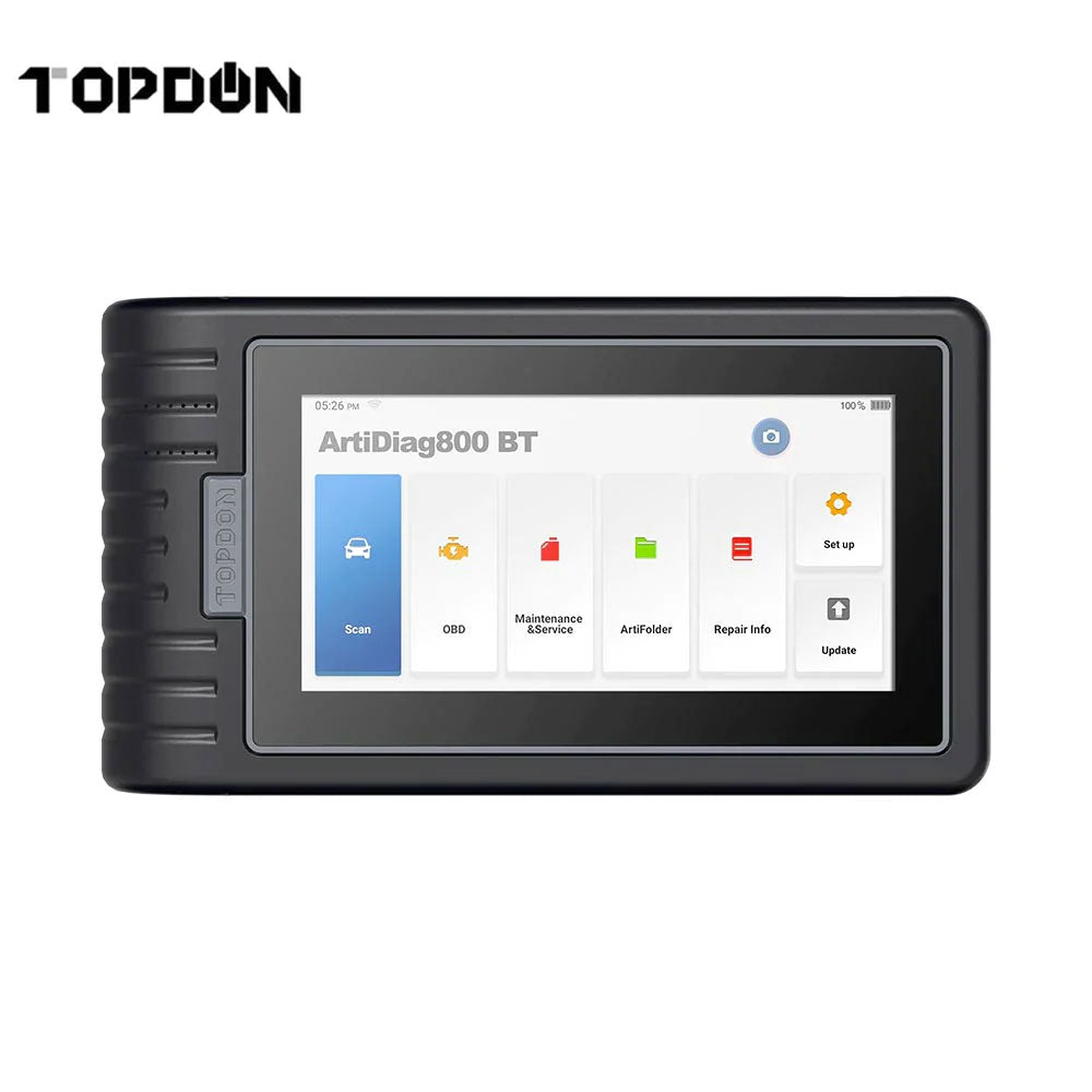 TOPDON Phoenix Smart Diagnostic Scanner with ARTIDIAG 800 BT Scanner and BT 100 Charging System Tester