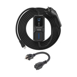 TOPDON PulseQ - AC Portable 16A - NEMA 6-20 Plug with 5-15 Adapter for Electric Vehicles