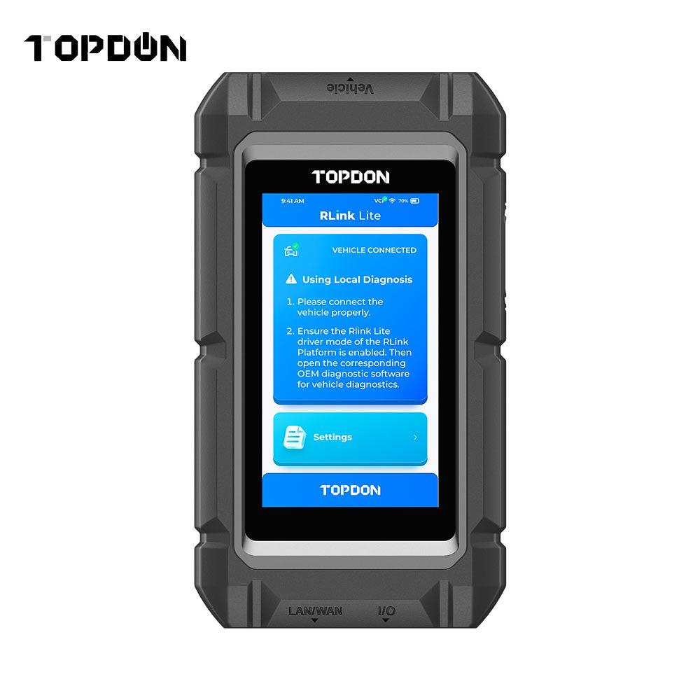 TOPDON RLink Lite J2534 Compliant Passthrough Programming and Diagnostic Tool