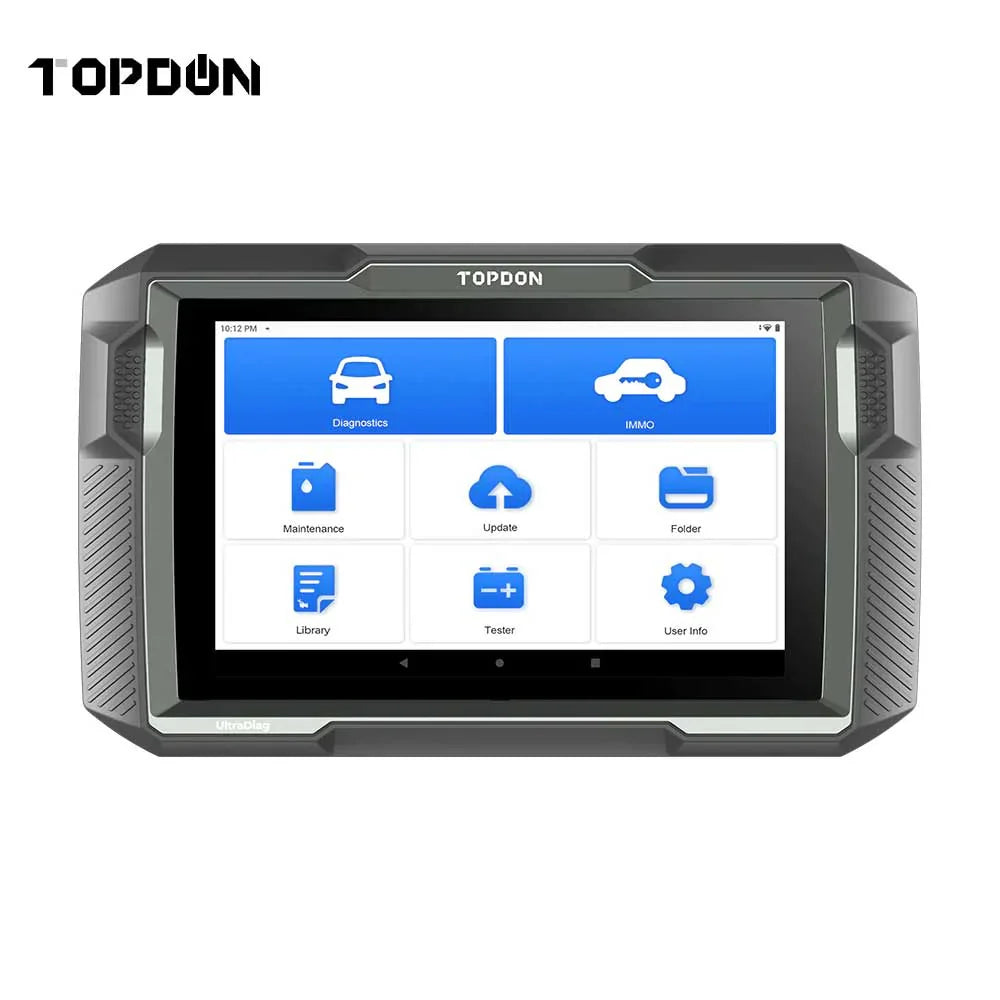 TOPDON UltraDiag 8" Scanner and Key Programmer with TB 6000PRO Intelligent Battery Charger and Tester