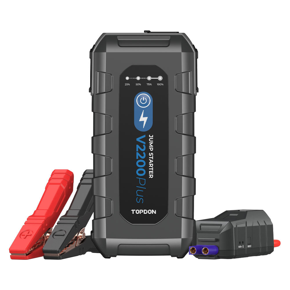 TOPDON V2200Plus Portable Jump Starter with 12V Bluetooth Battery