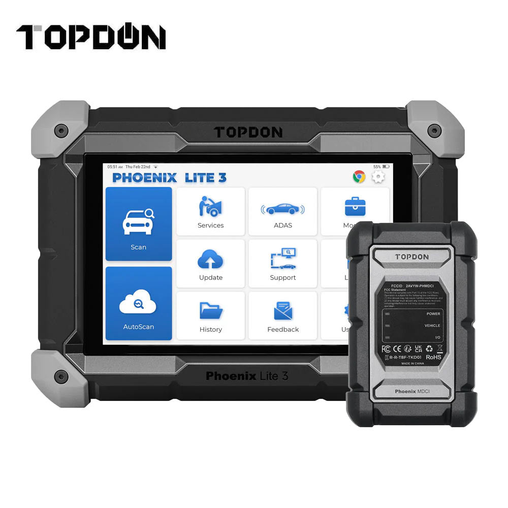 TOPDON PHOENIX LITE 3 - Professional and Compact Diagnostic Scanner