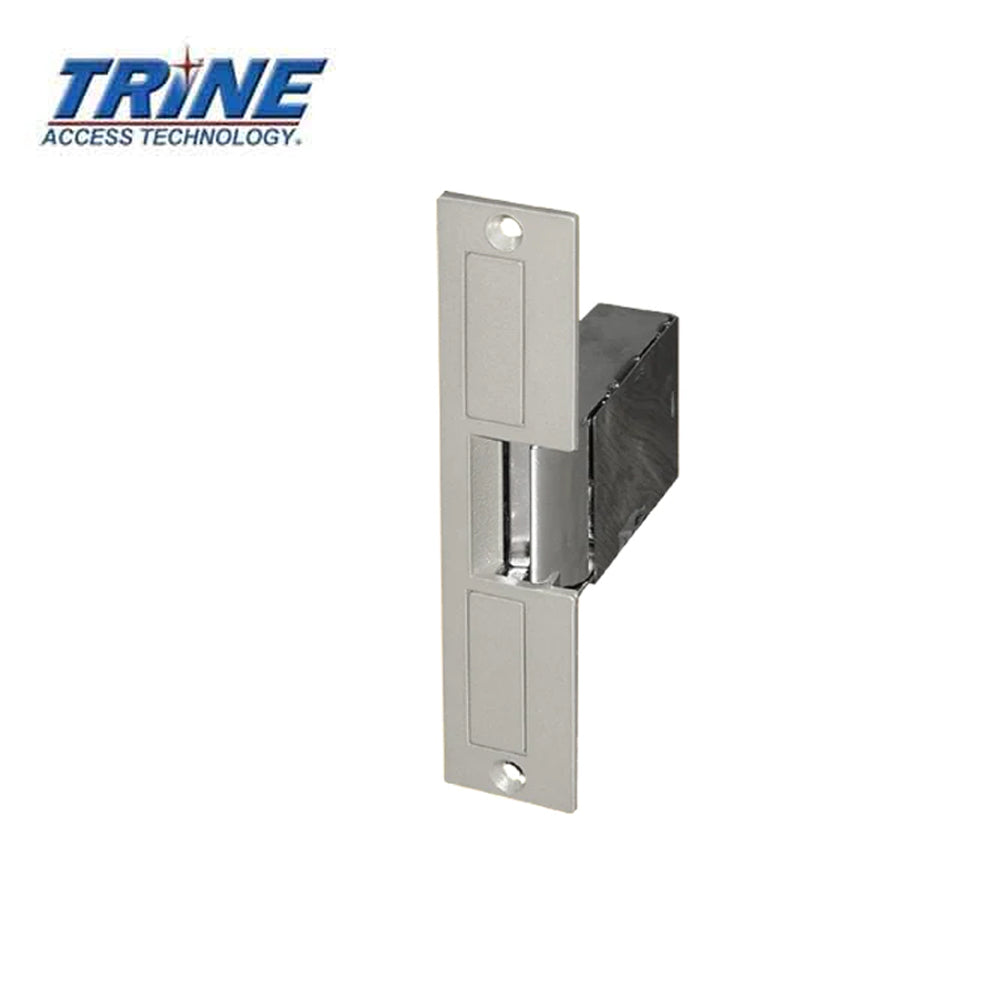 Trine - 004C-24AC - Electric Strike Fail Secure 6-1/4 x 1-3/8 Faceplate - 24VAC - Satin Chrome