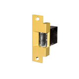 Trine - 007-24AC - Electric Strike Fail Secure 4-7/8 x 1-1/4 Faceplate - 24VAC - Brass Powder Coated